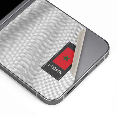 Morocco Soccer Flag Galaxy Z Flip6 Skin